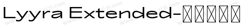 Lyyra Extended字体转换